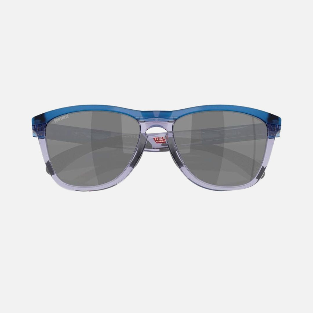 Oakley Frogskins Range Sunglasses Matte Transparent Blue/Prizm Black Lenses