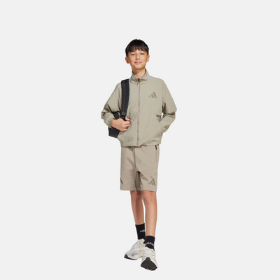 Adidas Z.N.E. Shorts Kids – Putty Beige / Simple Brown