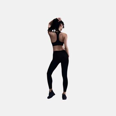 Nike One Seamless Front High-Waisted Full-Length Women's Leggings -Black/Black