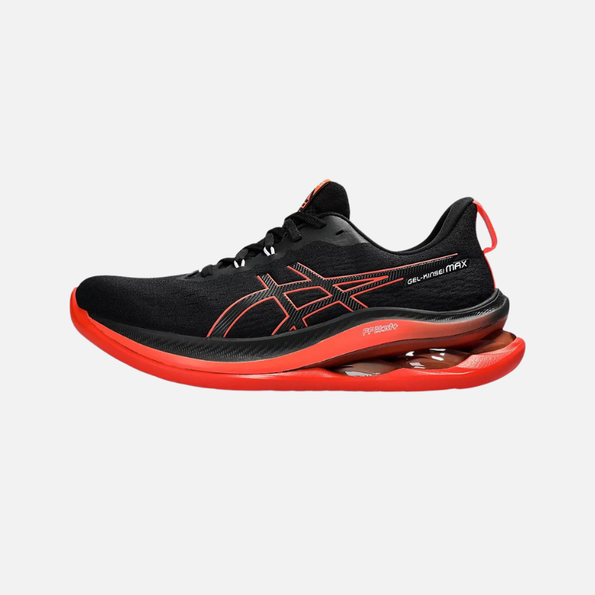 Asics Gel Kinsei MAx Men s Running Shoes Black Sunrise Red Gambol