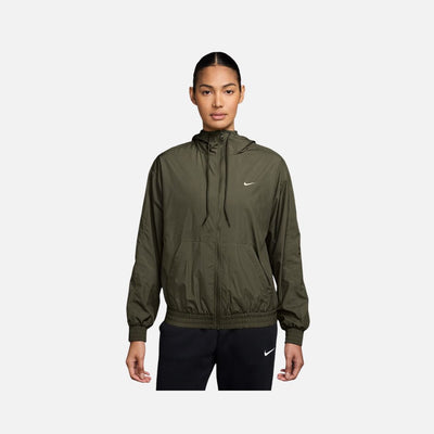 Nike Women's Classic Woven Loose UV Protection Hooded Jacket