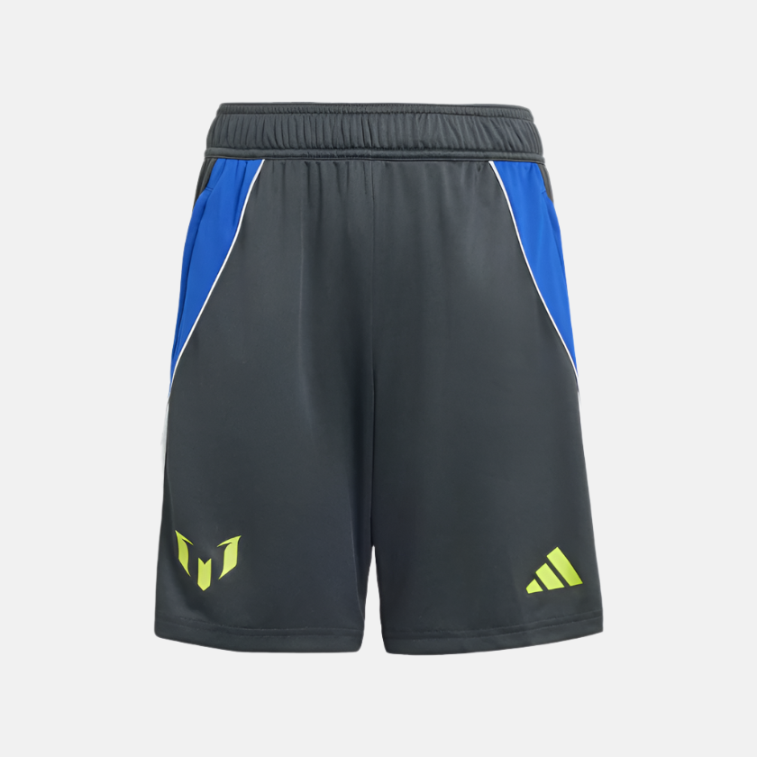 Adidas Messi Kids Unisex Shorts (5-16Year)-Carbon