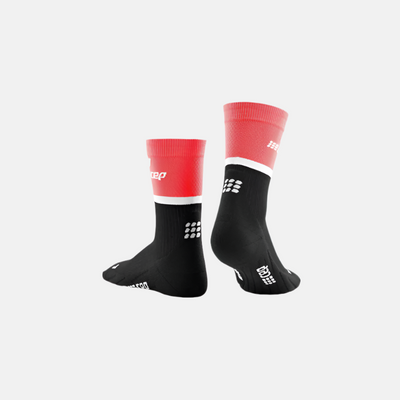 Cep The Run Ultralight Compression 4.0 Mid Cut Women's Socks -Pink/Black