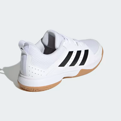 Adidas Ligra 7 Indoor Kids Unisex Training Shoes -Cloud White/Core Black/Cloud White