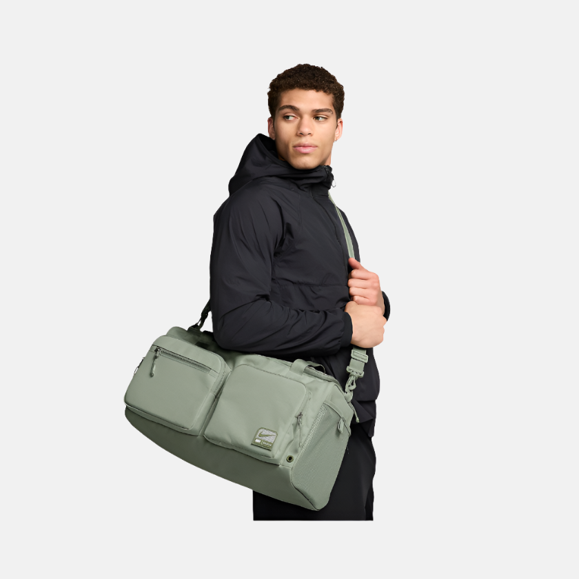 Nike Utility Power 2.0 Duffel Bag (Small, 31L) -Jade Horizon/Jade Horizon/Oil Green