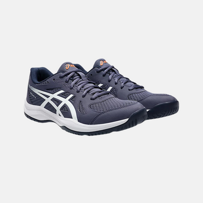 Asics UPCOURT 6 Men’s indoor Shoes – Indigo Fog/White