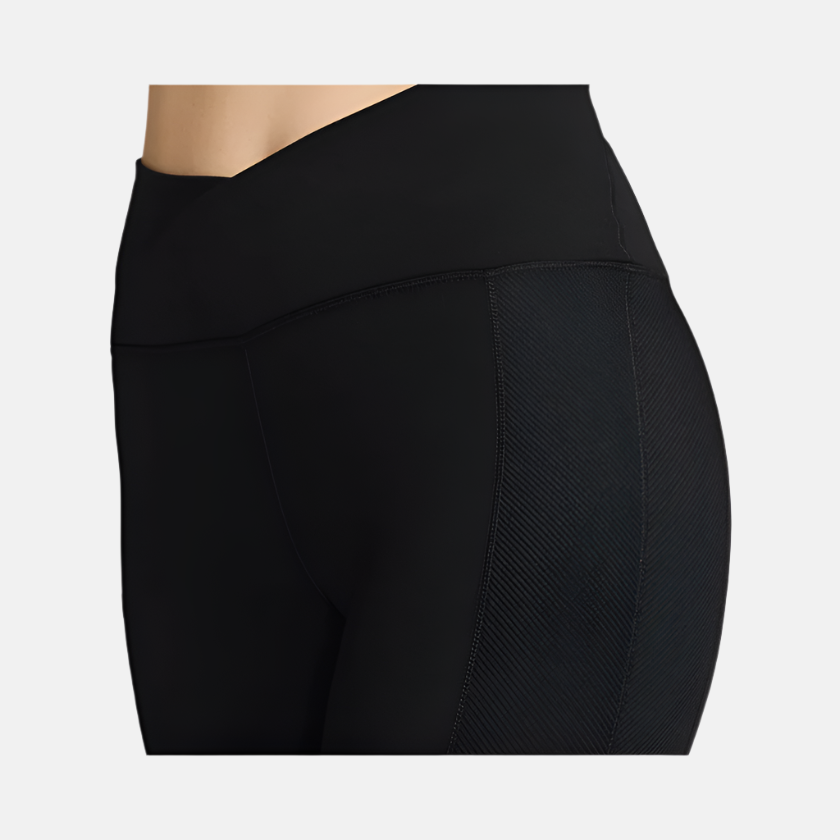 Nike One Wrap Women's High-Waisted 7/8 Leggings - Black/Cool Grey