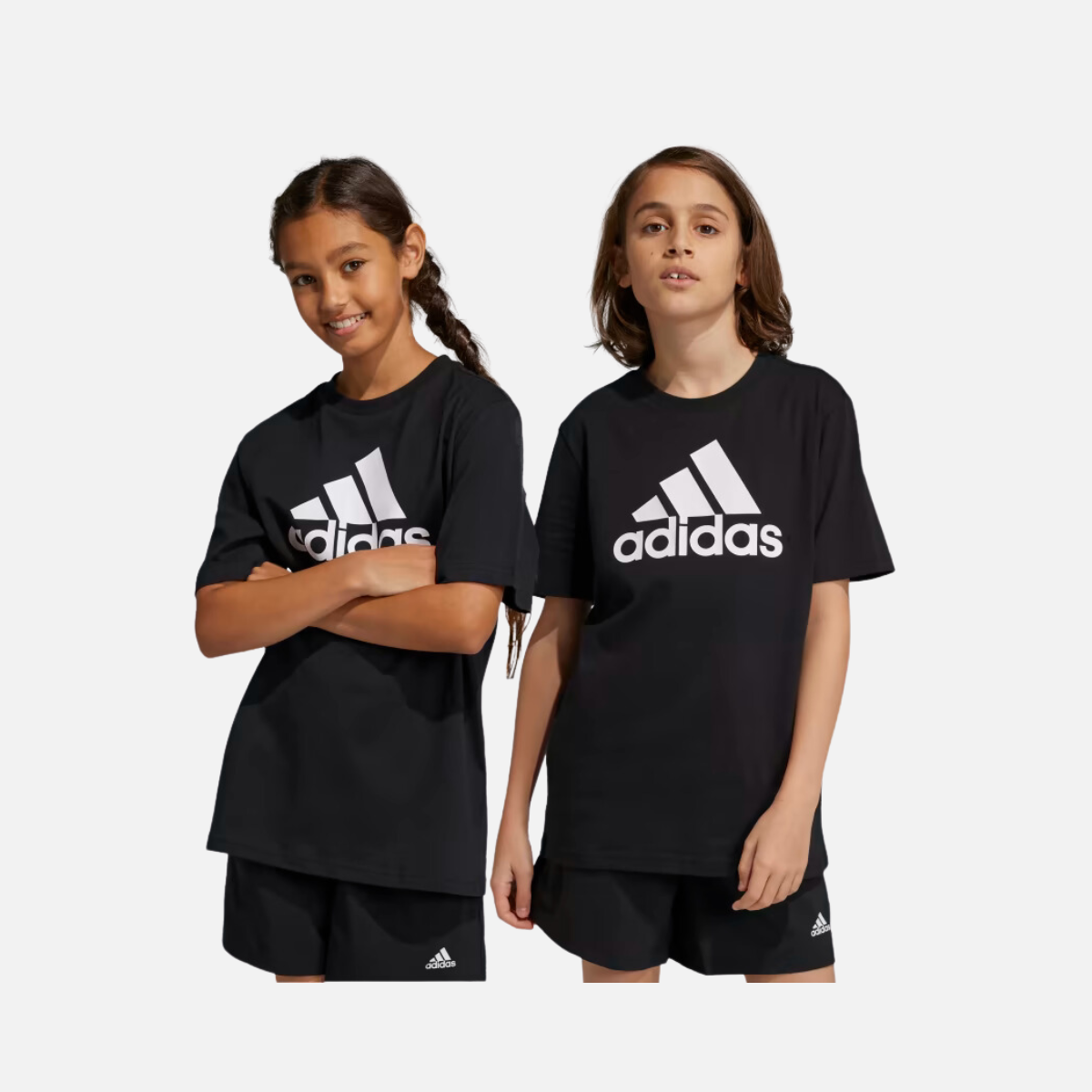 Adidas Essentials Big Logo Kids T-shirt (7-16 Years) - White/Black