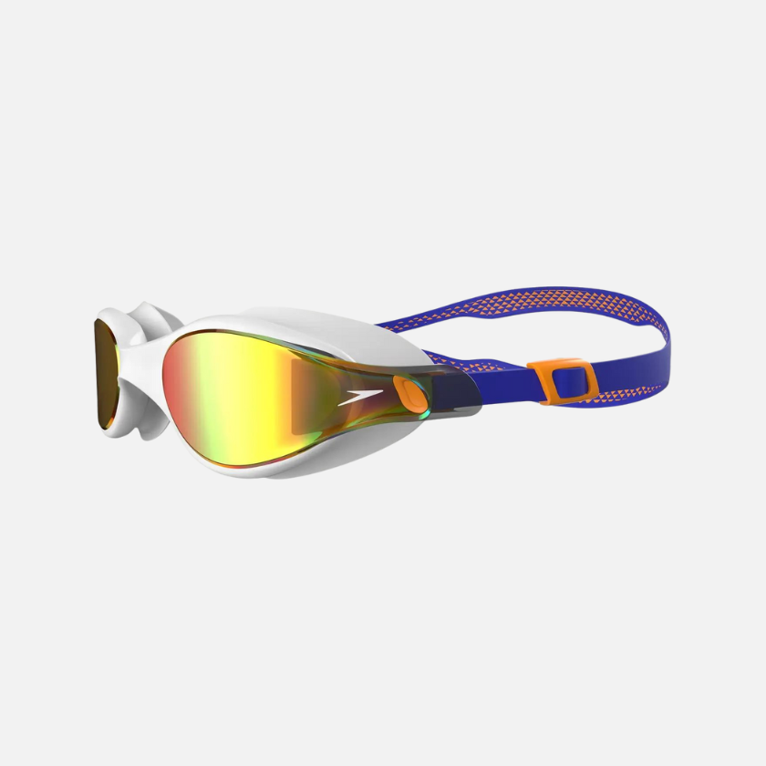 Speedo Vue Mirror Adult Goggles -White/Blue – Gambol