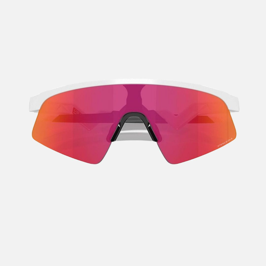 Oakley Youth Resistor Sweep Sunglasses Polished White/Prizm Field Lenses