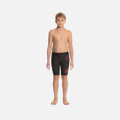 Speedo Tech Placement Kids Boy Jammer -Black/Phoenix Red