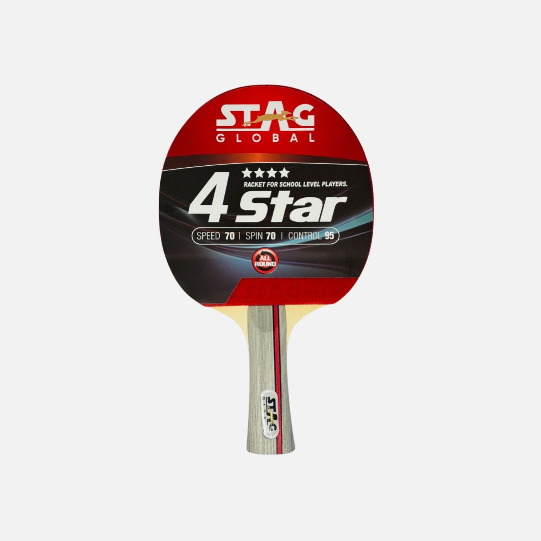 STAG GLOBAL 4 Star Table Tennis Racket