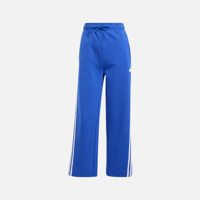 Adidas Future Icons 3 Stripes Open Hem Women's Pant -Semi Lucid Blue