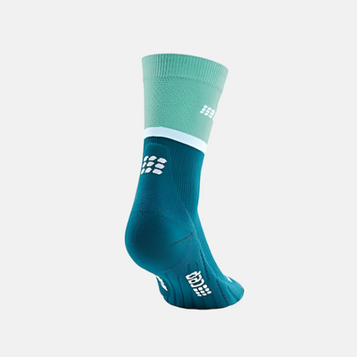 Cep The Run Ultralight Compression 4.0 Mid Cut Women's Socks -Ocean/Petrol