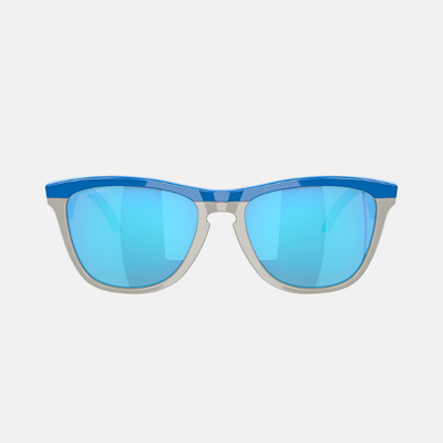 Oakley Frogskins Hybrid Primary Blue and Cool Grey/Prizm Sapphire Lenses