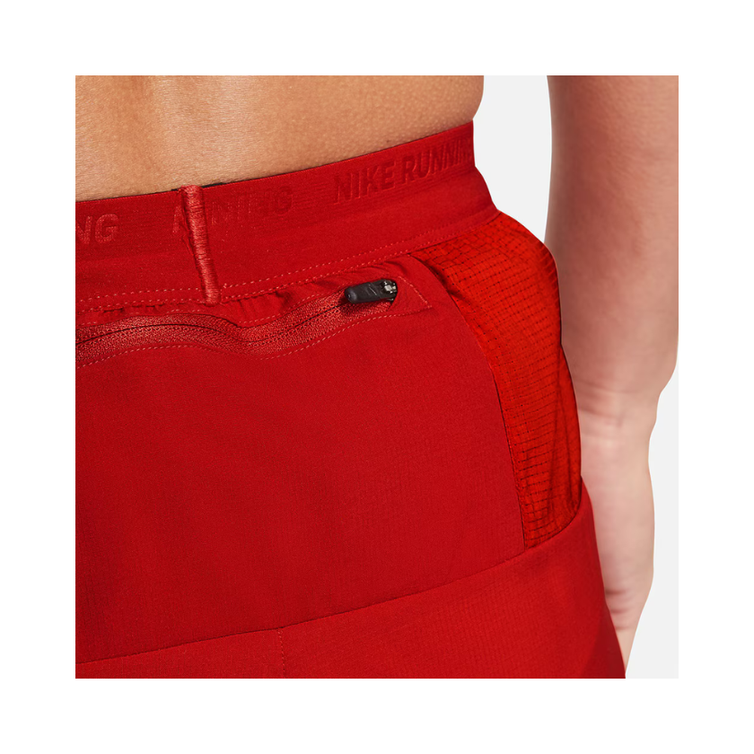 Nike Dri-FIT Stride 13cm (approx.) Brief-Lined Men's Running Shorts -Red