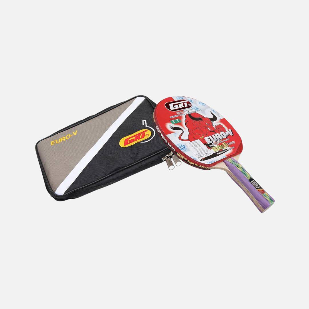 GKI EURO V Multicolor Table Tennis Racquet