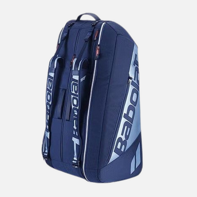 BABOLAT RH12 PURE DRIVE 11TH 136 TENNIS KIT BAG GREEN BLUE