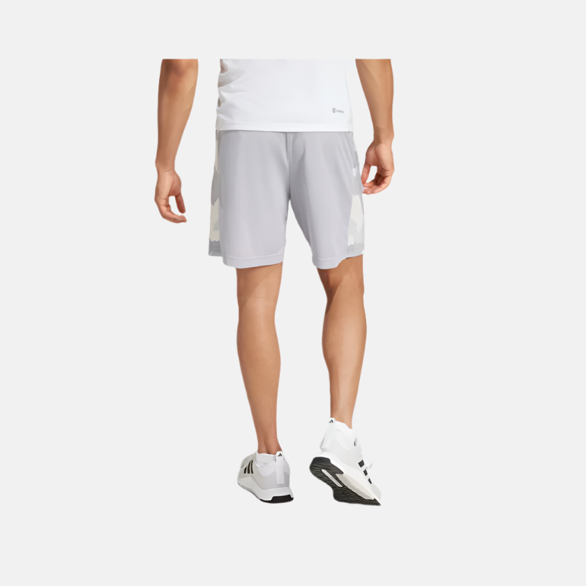 Adidas Train Essentials Camo Men's Training Shorts - Glory Grey