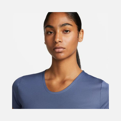 Nike Dri-Fit Short Sleeve Women's Top -Blue