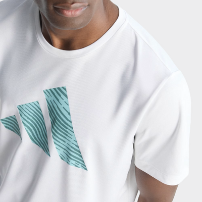 ADIDAS Adi365 Running Essentials Brand Love Tee MENS - WHITE