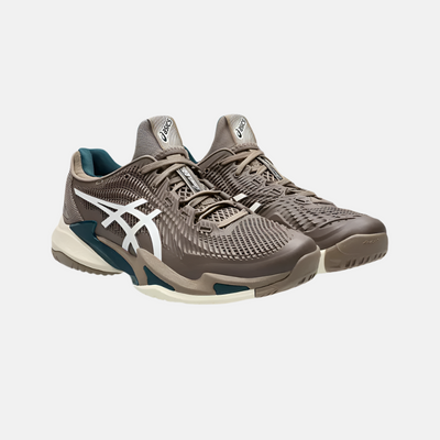 Asics Court FF 3 Men's Tennis Shoes -Taupe Grey/White