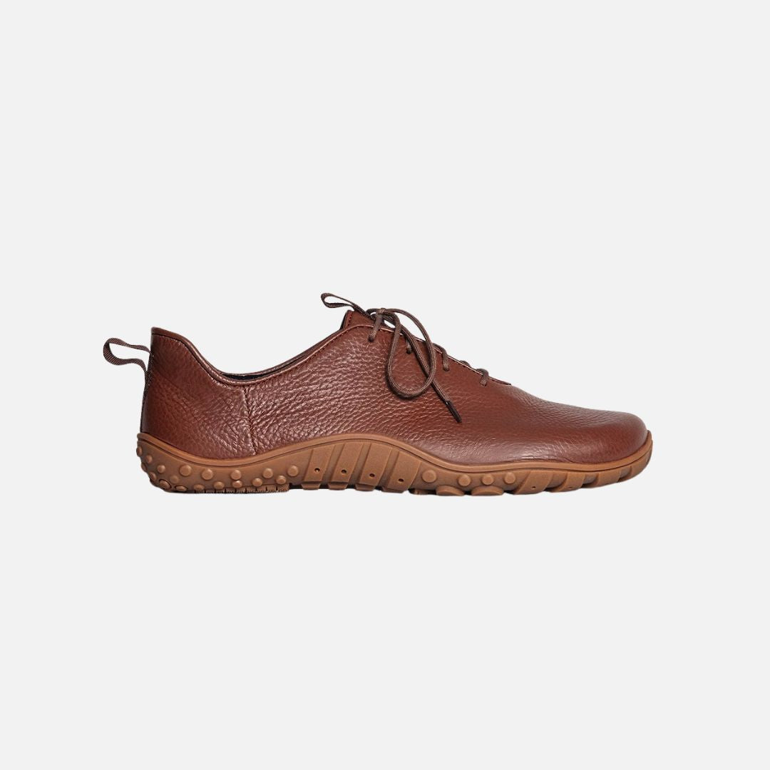 BAER URBN Leder Klassisch unisex Office Barefoot Shoes- Brown