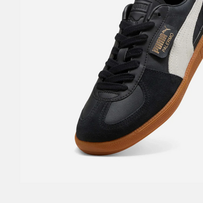 Puma Palermo LTH Unisex Sneakers — Black / Feather Gray / Gum