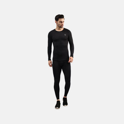 SS Skin Fit full sleeves Men's Cricket Top -Black