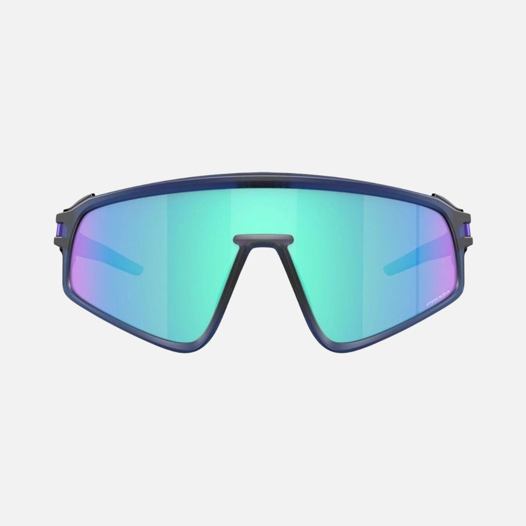 Oakley Latch Panel Sunglasses Matte Transparent Navy/Prizm Sapphire Lenses