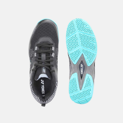 YONEX V100-I Men’s Badminton Shoes – Black/Vivid Sky