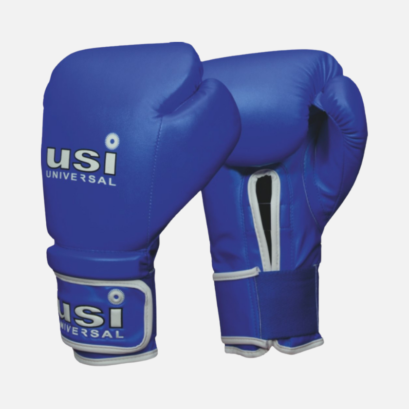 USI Universal Punching Bag Boxing Gloves 12OZ-Red/Blue