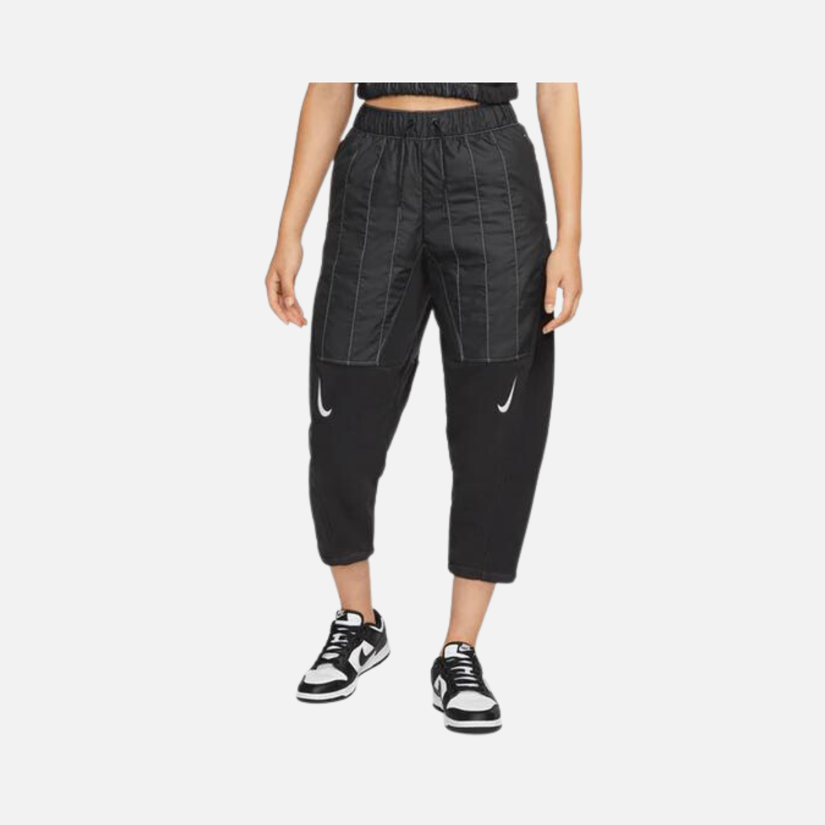 Nike Casual Logo Men's Sports Pants -Black