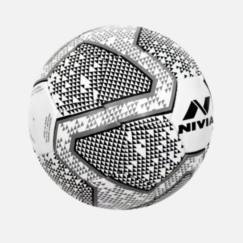 NIVIA Black & White Football - Size: 4