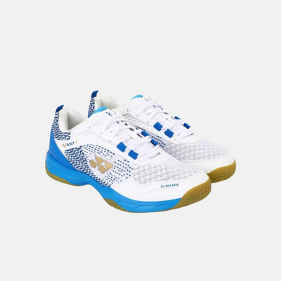 Yonex V100-I Men’s Badminton Shoes – White/Blue Hawaii
