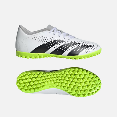 Adidas Predator Accuracy.4 Unisex Football Soccer Shoes -Cloud White/Core Black/Lucid Lemon