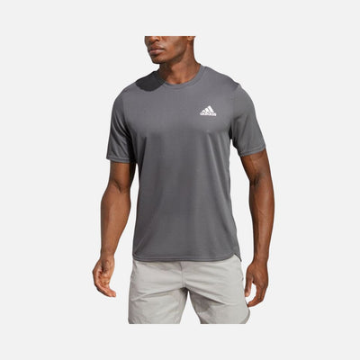 Adidas AEROREADY Designed for Movement Tee Grey Five / White Men