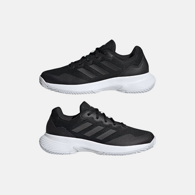 Adidas Women’s Gamecourt 2.0 Tennis Shoes - Black
