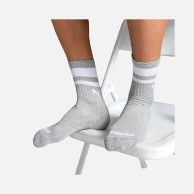 Puma Heritage Striped Short Crew Socks Pack of 3