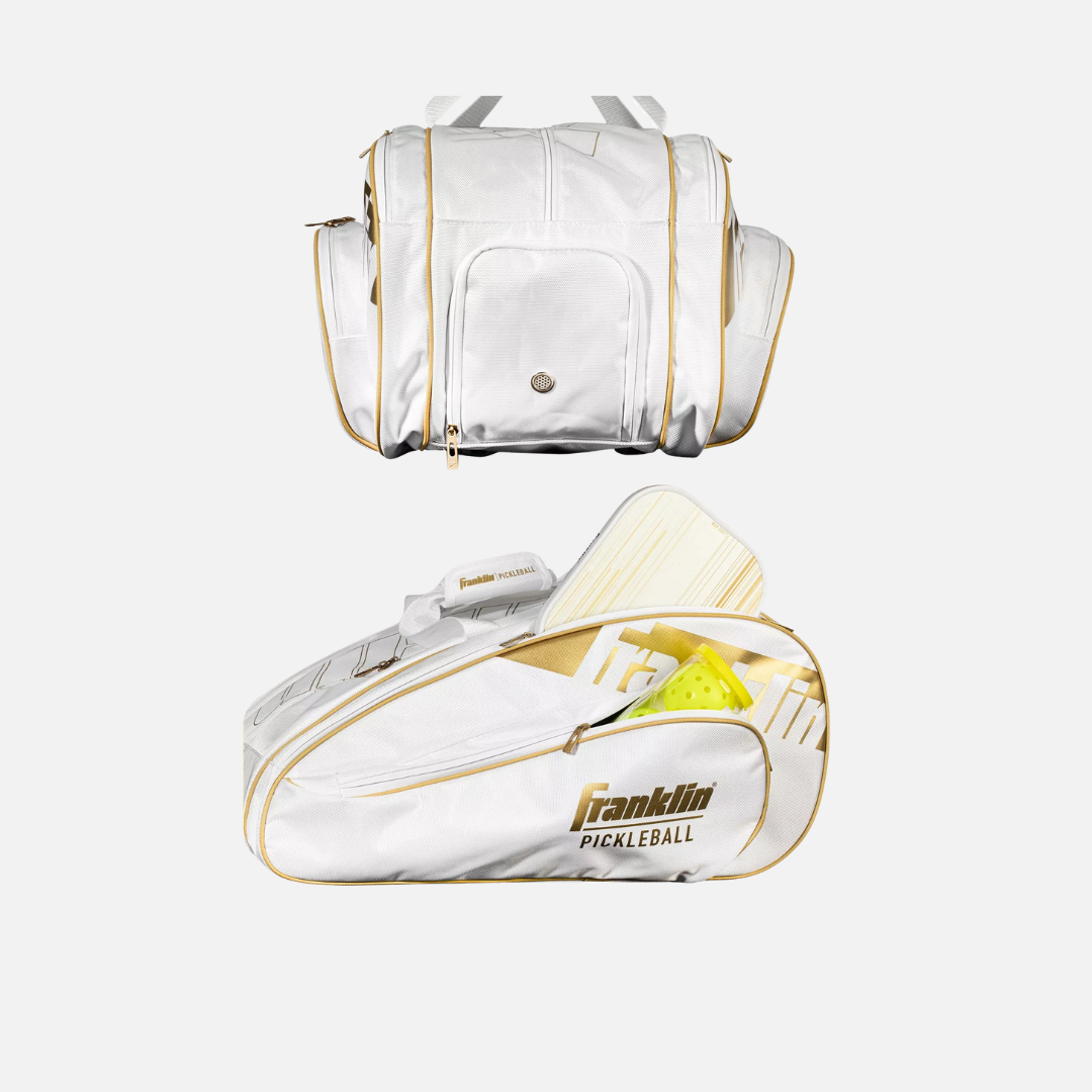 Franklin Pro Series Pickleball Paddle Bag - White/Gold