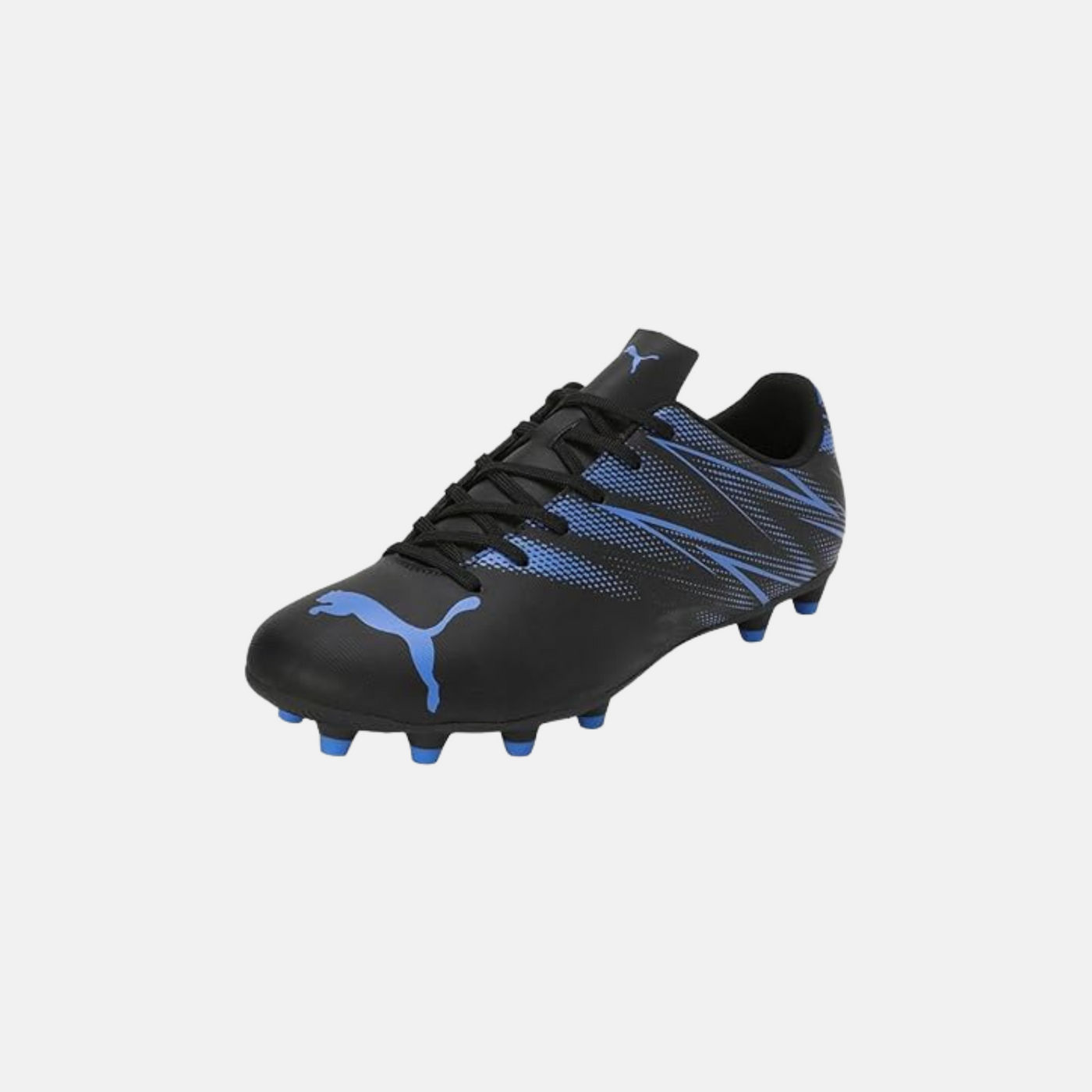 PUMA Men’s ATTACANTO FG/AG Football Shoe – Black-Bluemazing