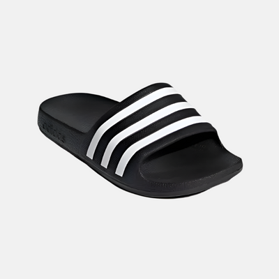 Adilette Aqua Kids Unisex Slides -Core Black/Cloud White/Core Black