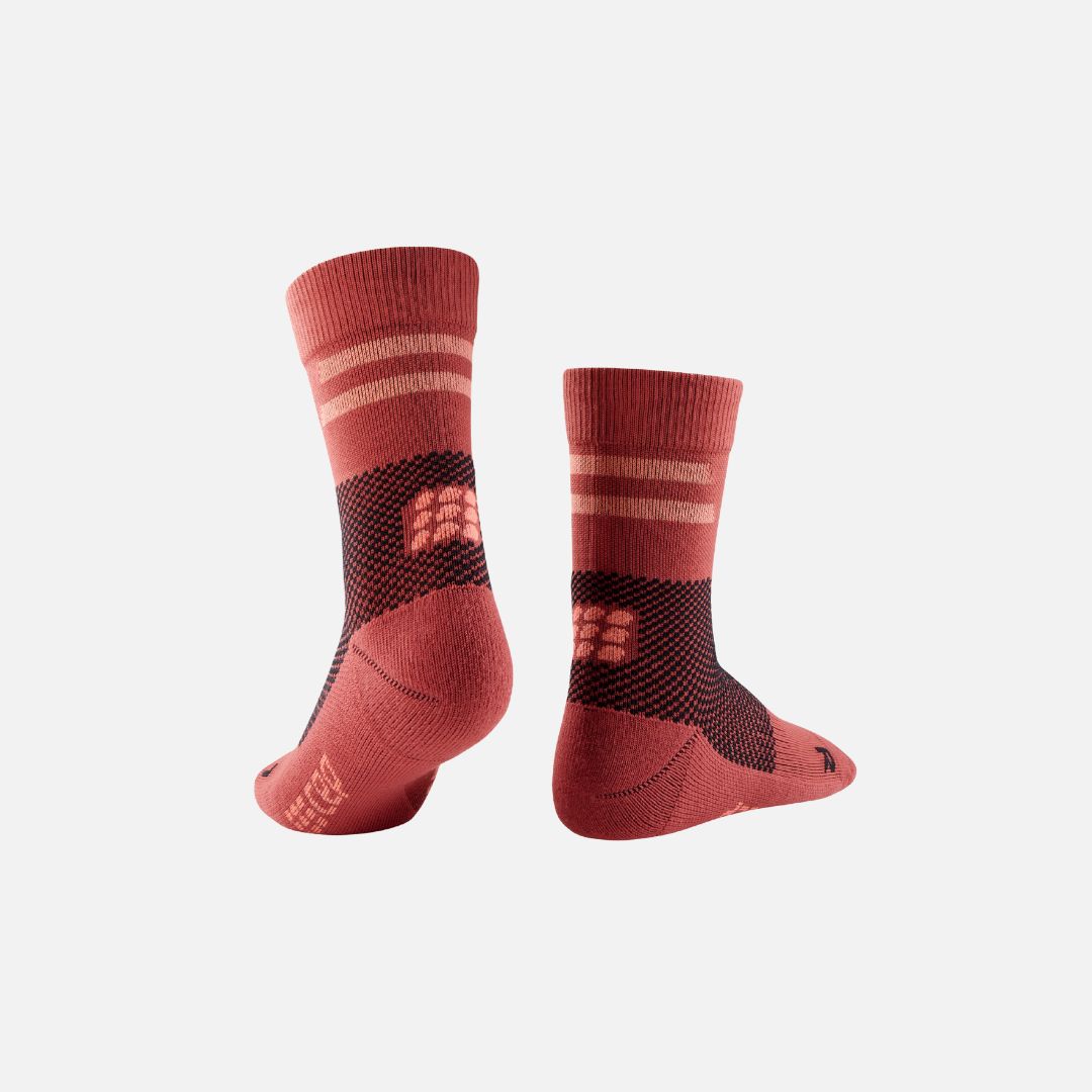 Cep Training Mid Cut Compression Socks, Men - RED