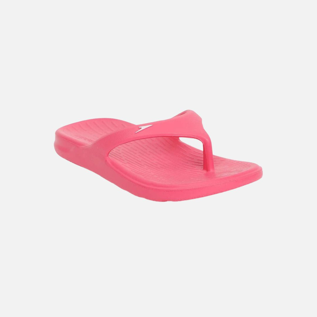 Speedo Unisex Junior's Single Colour Flip Flops For Boys and Girls - Raspberry Fill & White