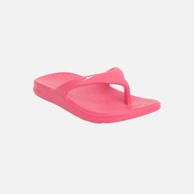 Speedo Unisex Junior's Single Colour Flip Flops For Boys and Girls - Raspberry Fill & White