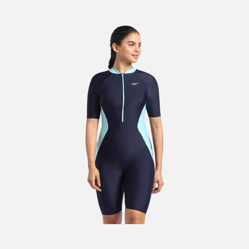 Speedo Essential Panel Women's Kneesuit -True Navy/Marine Blue