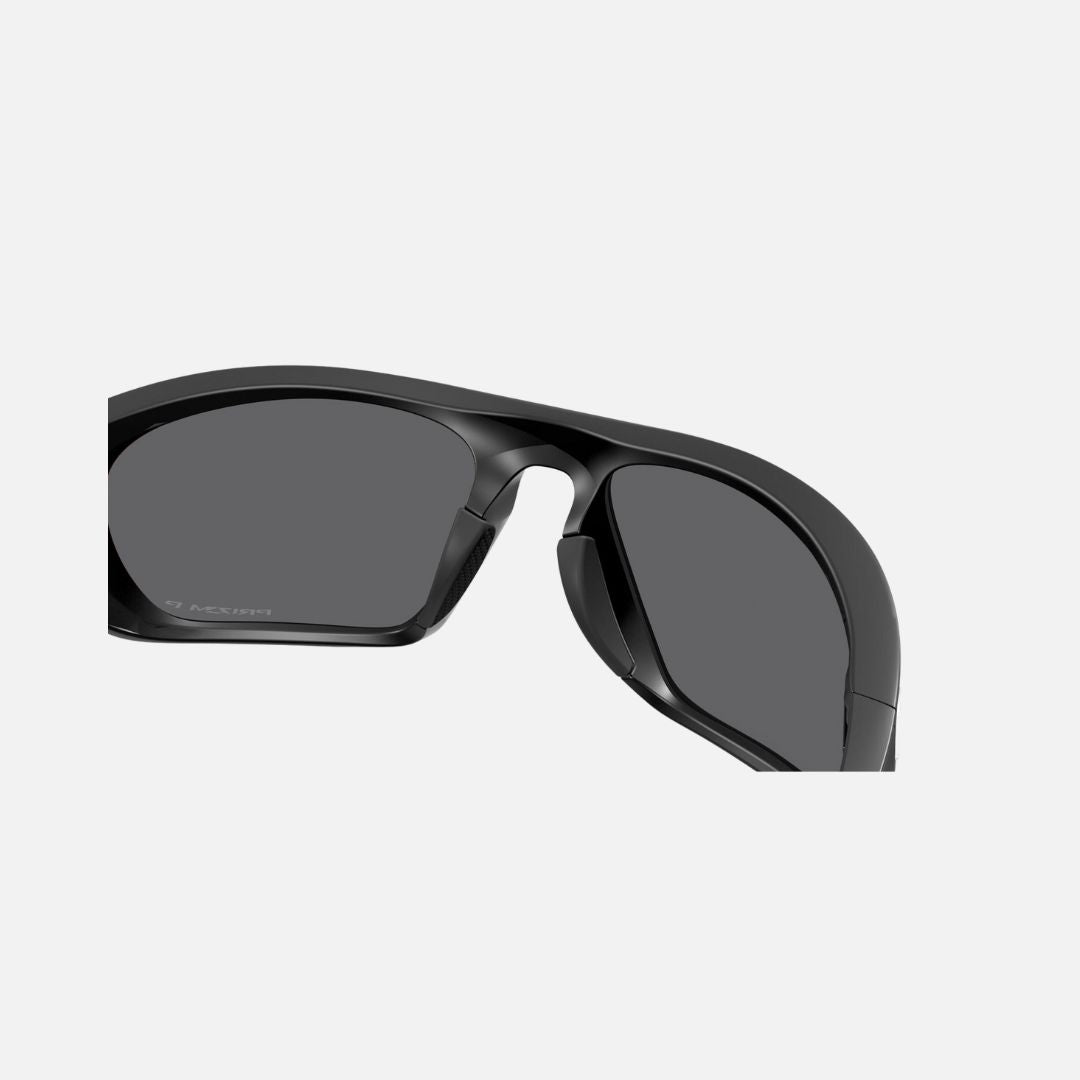Oakley Lateralis Polarized Sunglasses - Matte Black/Prizm Black
