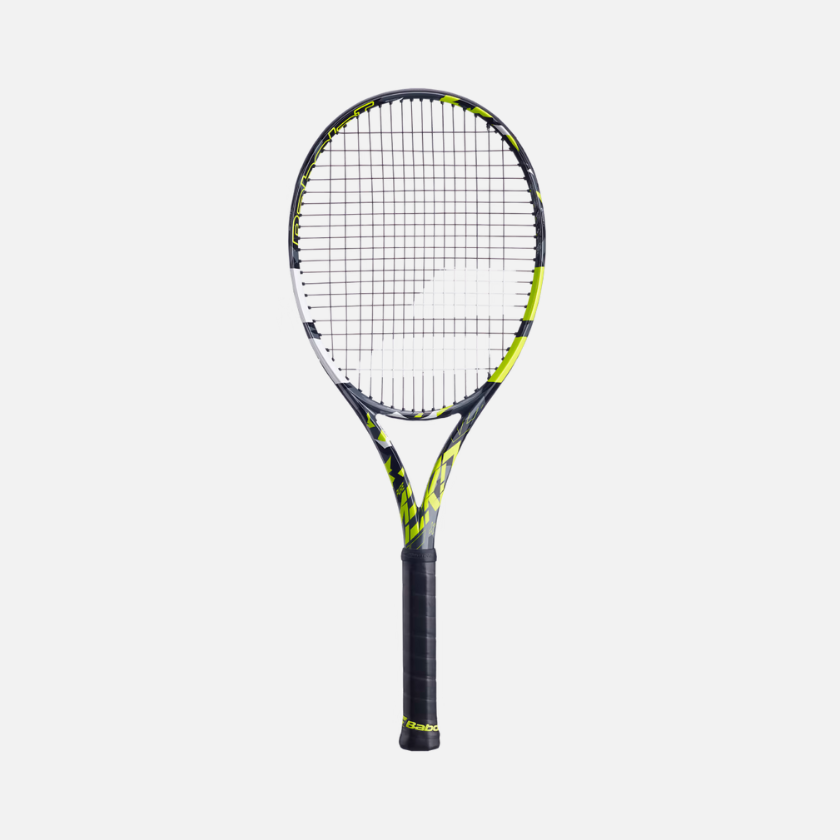 Babolat Pure Aero+Unstrung Tennis Racquet -Gray/Yellow/White