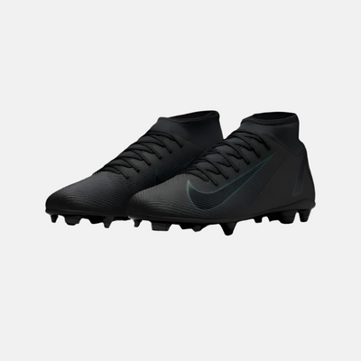 Nike Mercurial Superfly 10 Club MG High-Top Men's Football Shoes -Black/Deep Jungle/Black