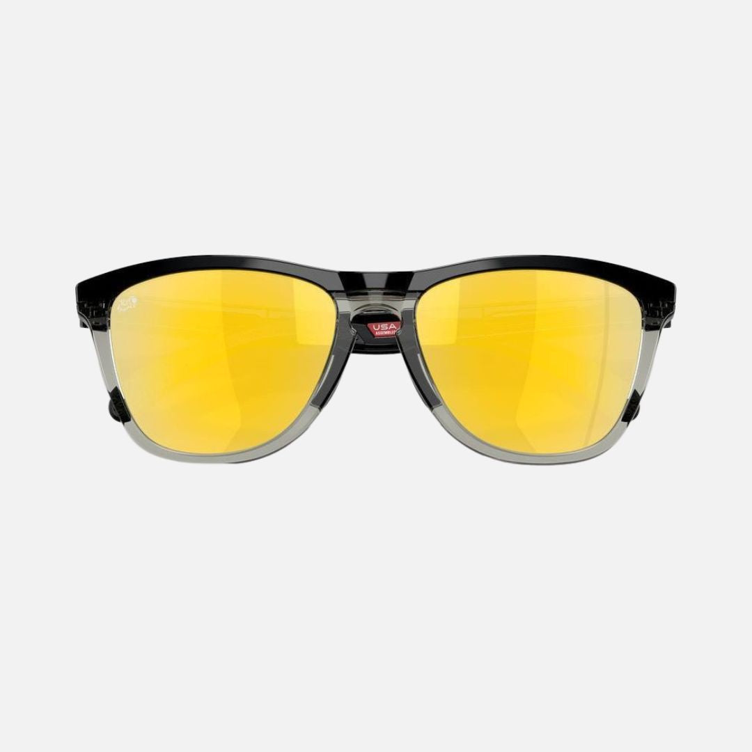 Oakley Frogskins Range Sunglasses Matte Black/Prizm 24K Polarised Lenses